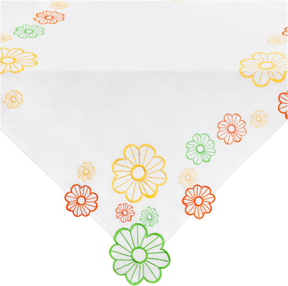Mitteldecke "Flowers Colorful" 85x85 cm