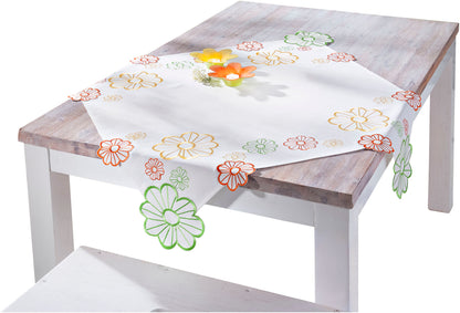 Mitteldecke "Flowers Colorful" 85x85 cm