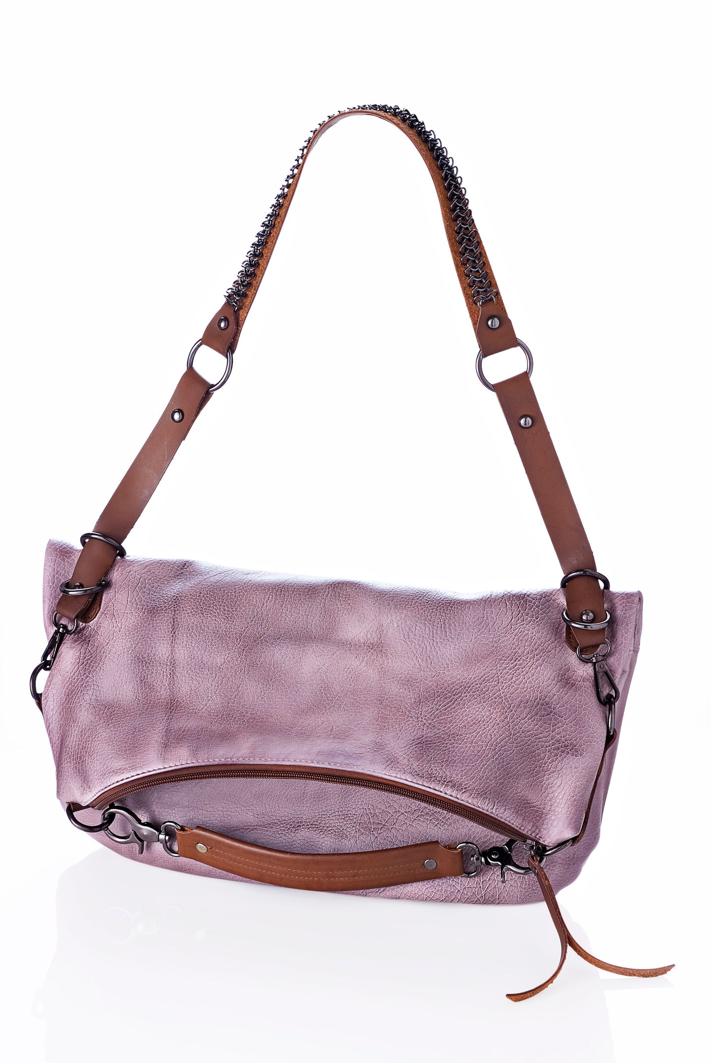 Umhängetasche "Alina" Kunstleder (Farbe: rosé)