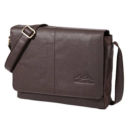 Watzmann Messengerbag "Office" (Farbe: dunkelbraun)