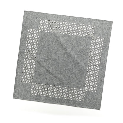 Mitteldecke "Ornamento" 85x85 cm (Farbe: grau)
