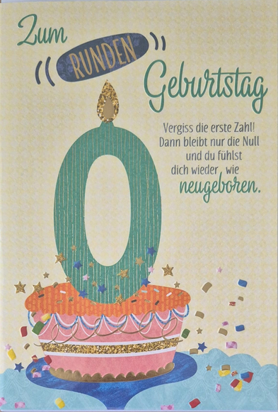 Zum runden Geburtstag (B6)