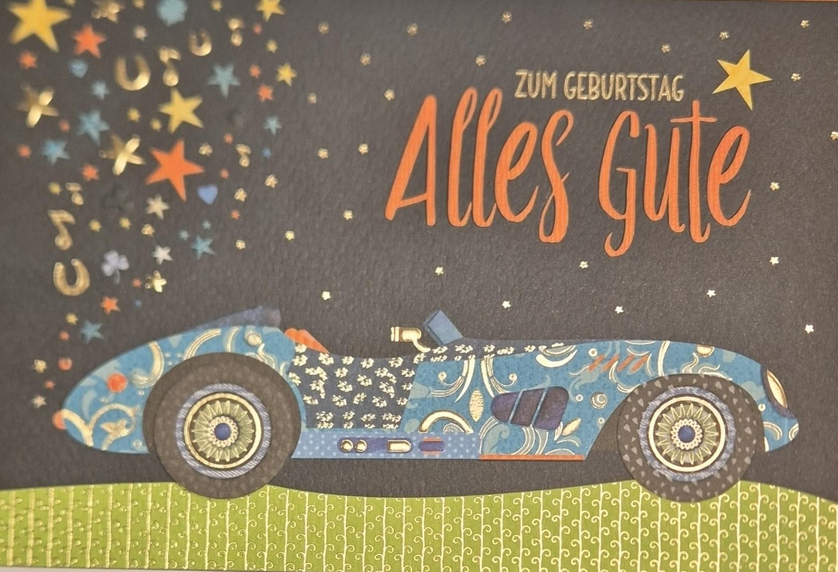 Zum Geburtstag alles Gute (B6)