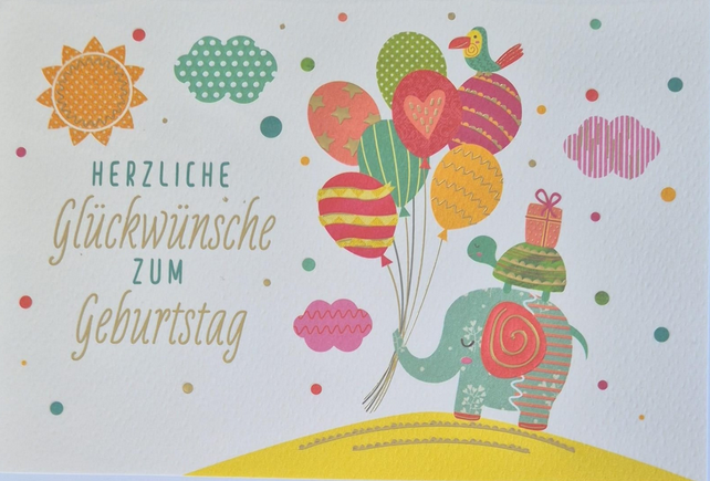 Herzlichen Glückwunsch zum Geburtstag (B6)