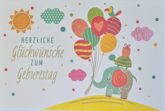 Herzlichen Glückwunsch zum Geburtstag (B6)