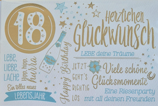18 Herzlichen Glückwunsch (B6)