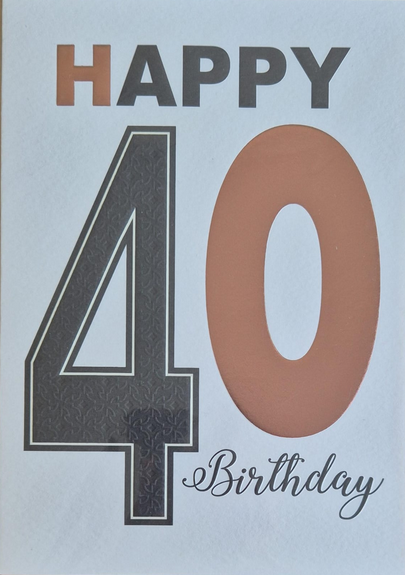 40 Happy Birthday (B6)