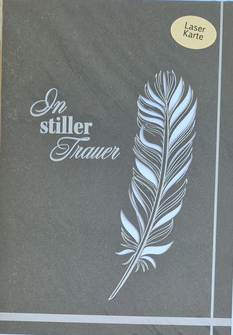 In stiller Trauer (B6)