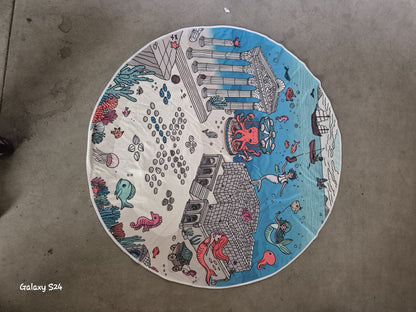 Badetuch 4 in 1 TIEFSEESPAß