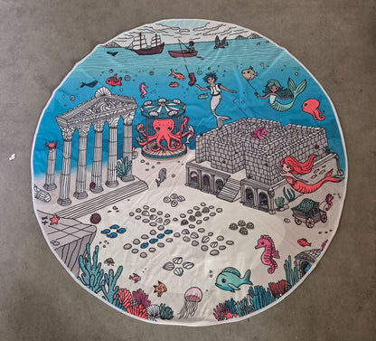 Badetuch 4 in 1 TIEFSEESPAß