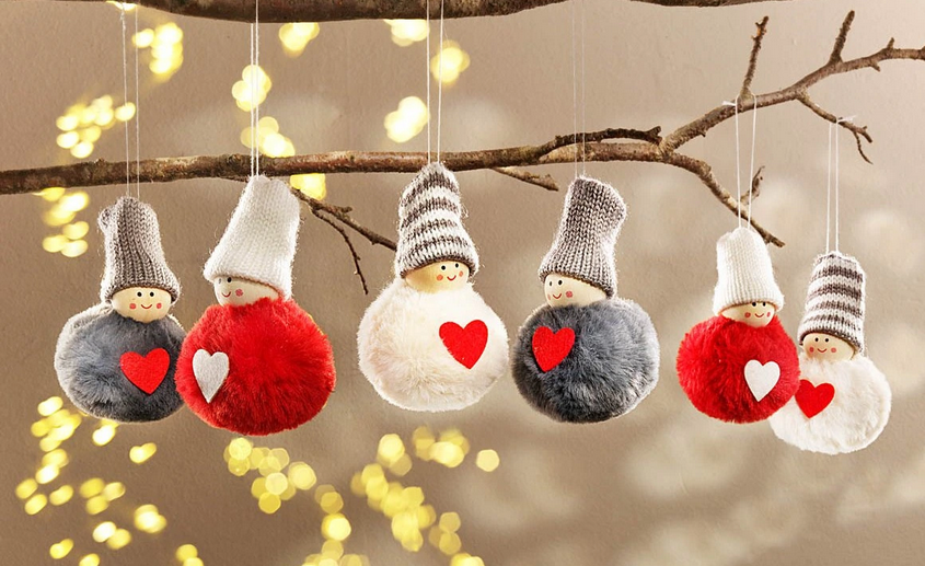 Dekohänger "Winterwichtel" 6er-Set