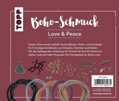 Boho-Schmuckset Love & Peace