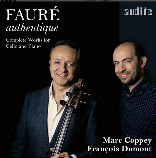 Gabriel Faure: Werke für Cello & Klavier auf CD