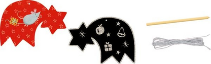 Adventskalender Kritzel-Kratzel-Baumanhänger
