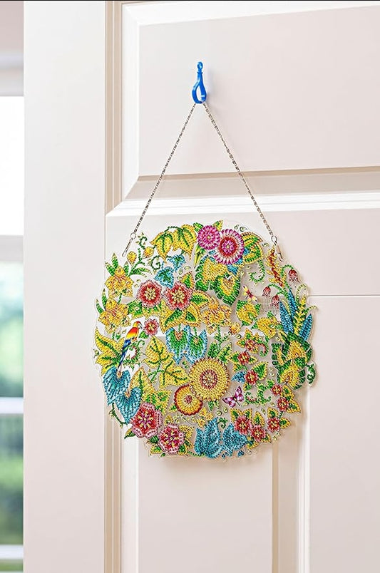 Diamond Painting Dekokranz "Flower"