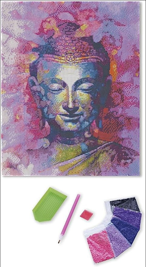 Diamond Painting "Pink Buddha" 40 x 50 cm