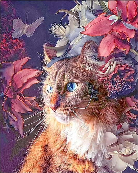 Diamond Painting "Samtpfote" 40 x 50 cm