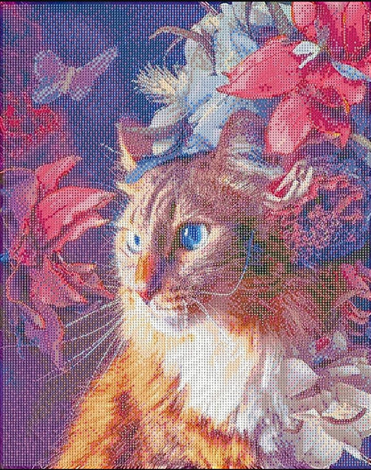 Diamond Painting "Samtpfote" 40 x 50 cm