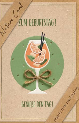 Zum Geburtstag! Geniess den Tag!