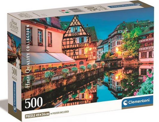 Clementoni Puzzle- Altstadt von Strassburg (500 Teile)