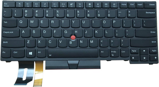 Lenovo - Tastatur US englisch schwarz/schwarz mit Backlight