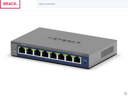 Netgear - GS108E - Gebraucht