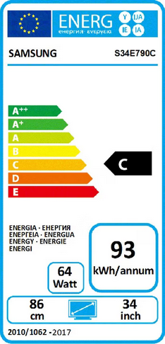 Samsung - LS34E790C - gebraucht