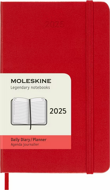 Moleskine Tageskalender 2025,Pocket/ A6