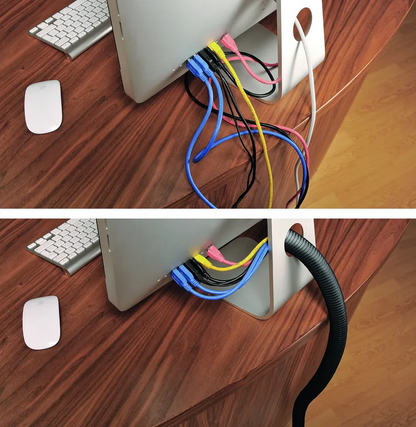 Steffen - Kabelschlauch D-Line Tidy 32 x 32 mm, 1.1 m, schwarz