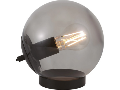 Tischleuchte 18,5 cm Ø 18 cm Grau EEK: E-A++