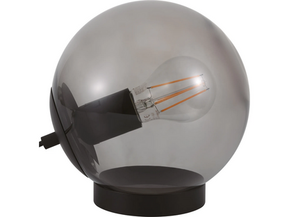 Tischleuchte 18,5 cm Ø 18 cm Grau EEK: E-A++