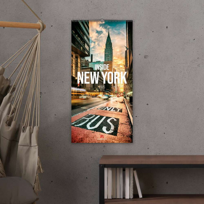 XL-Kalender 2026 "New York" ( 33 x 66 cm)