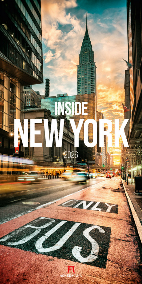 XL-Kalender 2026 "New York" ( 33 x 66 cm)
