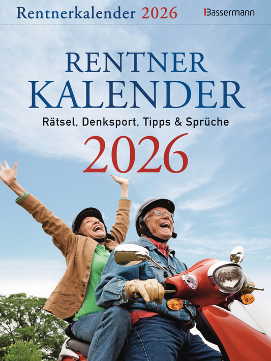 Rentnerkalender 2026 (Tagesabreisskalender 16.6 x 22.1 cm)