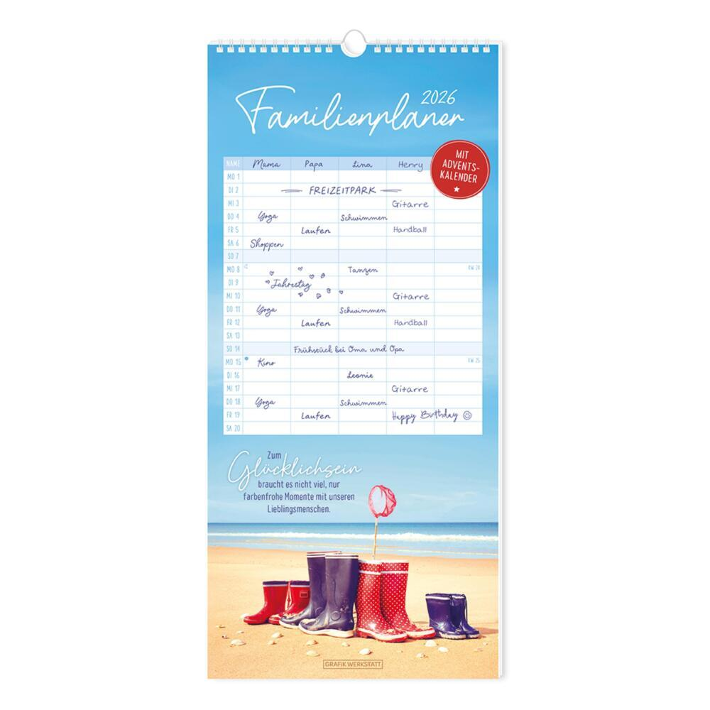 Familienplaner 2026 (22 x 48.5 cm)