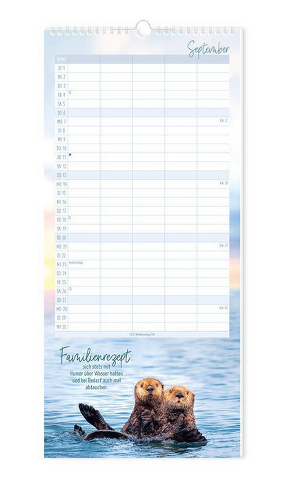 Familienplaner 2026 (22 x 48.5 cm)