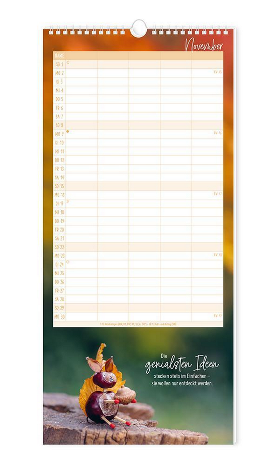 Familienplaner 2026 (22 x 48.5 cm)