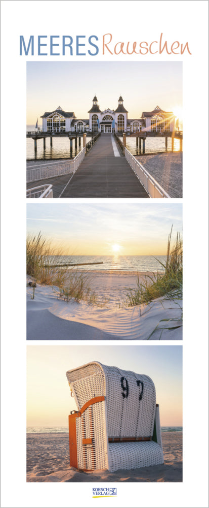 Triplets Kalender 2026 "Meeresrauschen" (69  x  28.50 cm)