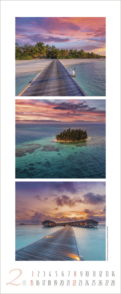 Triplets Kalender 2026 "Meeresrauschen" (69  x  28.50 cm)