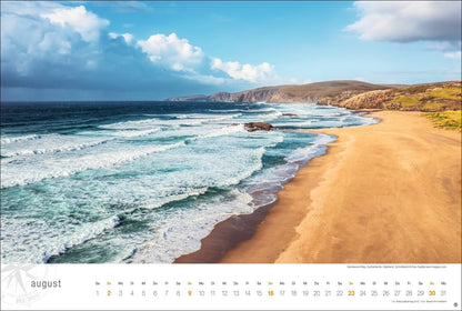 Schottland Globetrotter Kalender 2026 - Von wilden Küsten, Seen und Bergen (39 x 58 cm)