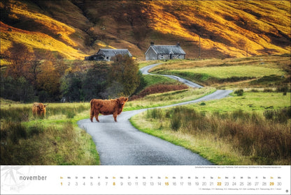Schottland Globetrotter Kalender 2026 - Von wilden Küsten, Seen und Bergen (39 x 58 cm)