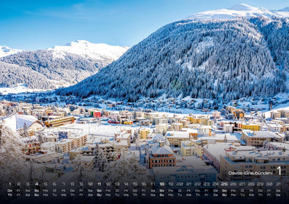 Posterkalender 2026 "Schweiz" (DIN A2, 60 x 42 cm)