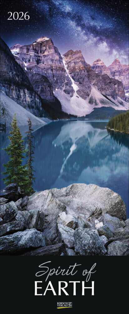 XL-Wandkalender 2026 "Spirit of Earth" (29 x 70 cm)