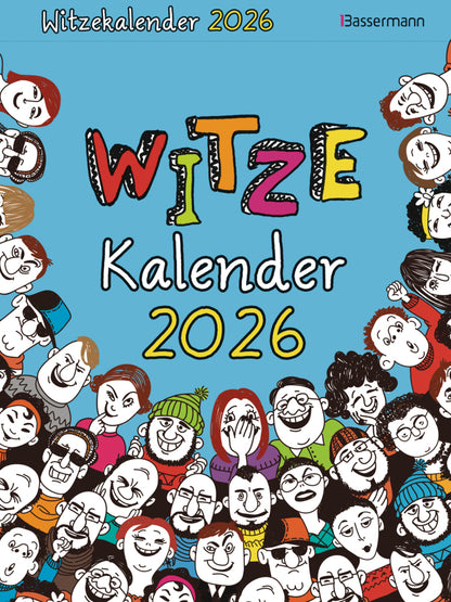 Tagesabreisskalender "Witze" 2026 - jetzt 30% lustiger! (16.6 x 22.1 cm)