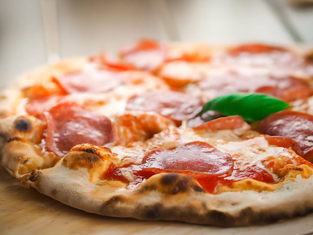 Elektrischer Pizzaofen 1000 W, antihaftbeschichtet