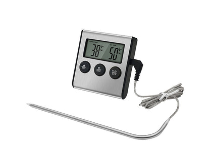 Thermometer mit Fleischsonde zum Braten von Fleisch
