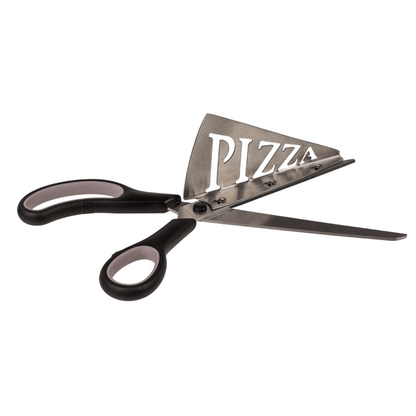 Pizza-Schere mit abnehmbarem Pfannenwender, 27 x 8 cm