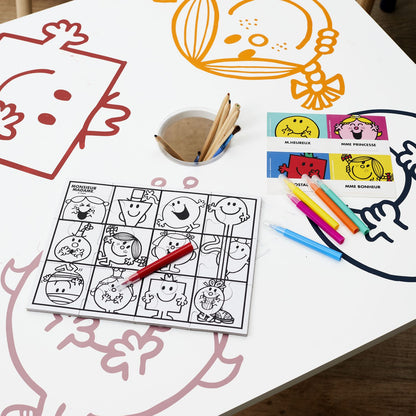 Puzzle zum Ausmalen mit 6 Filzstiften