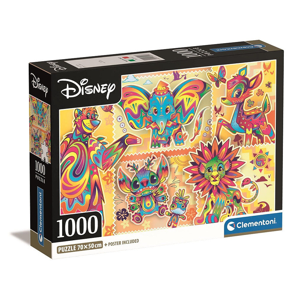 Clementoni Puzzle - Disney Classics Boho Style (1000 Teile)