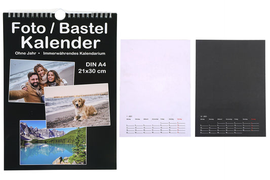Foto-Malen-Basteln Kalender 2026, 21 x 30 cm